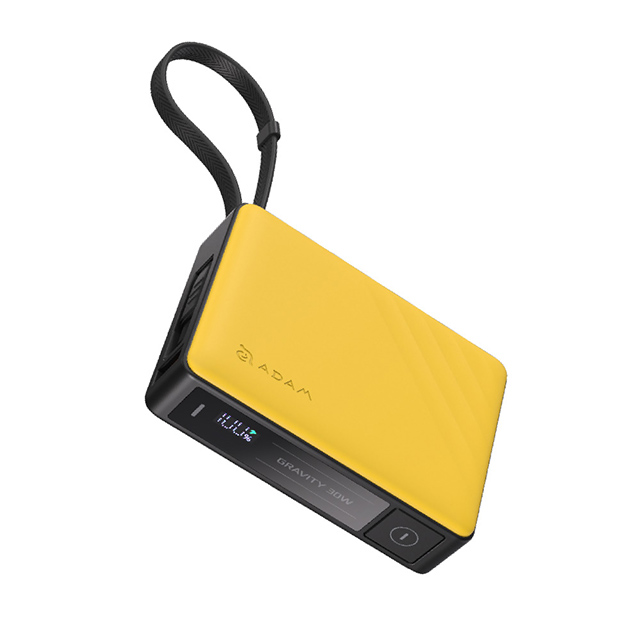 亞果元素國際GRAVITY 30W 自帶線快充行動電源