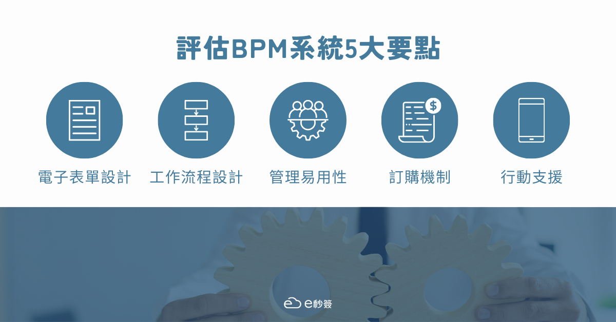 BPM系統評估要點