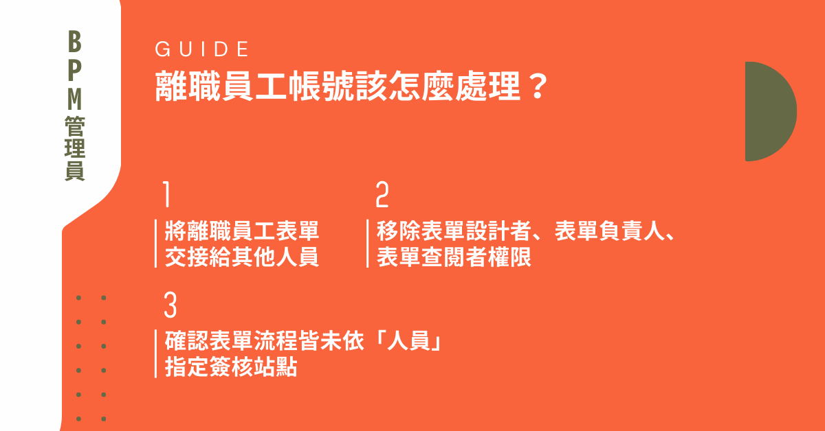 離職員工帳號處理步驟